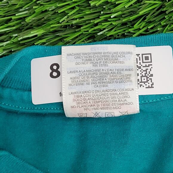 Vintage 90s Hanes Llama Shirt M/L 21x26 Blue Animals - Picture 5 of 12